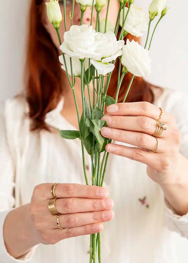 Bague femme acier inoxydable