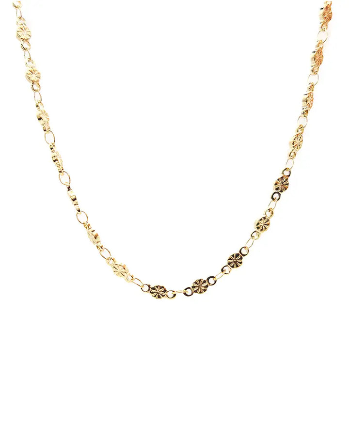 Collier doré élégant avec maillons étoilés Viva Yuza