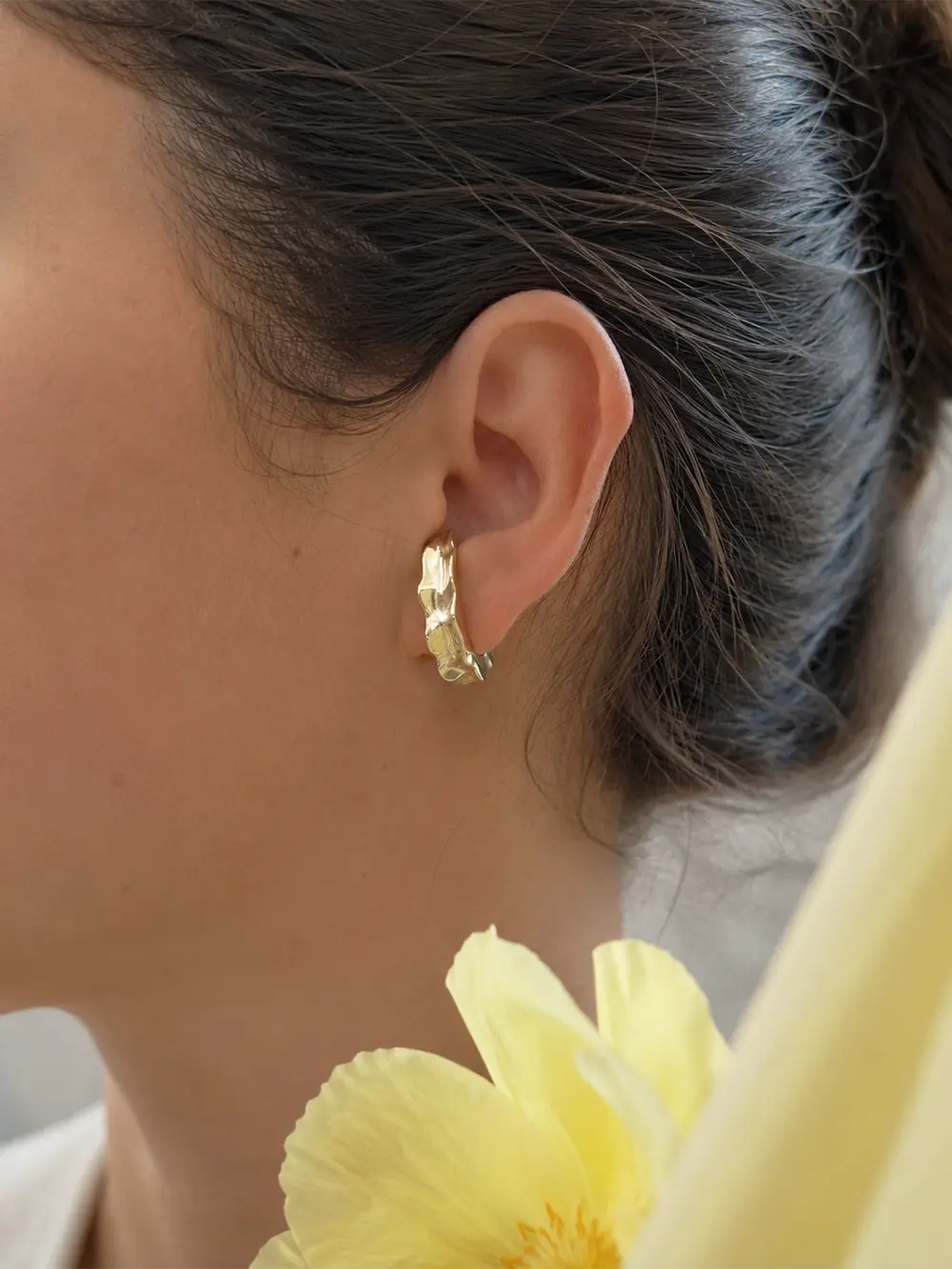 manchette de lobe boucles d'oreilles femme originale